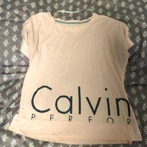 Calvin Klein pink shirt!